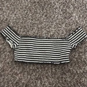 Pink Victoria’s Secret Off The Shoulder Swimsuit